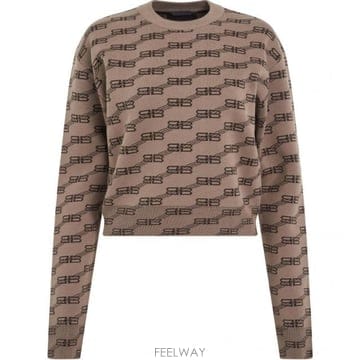 24SS Balenciaga Monogram 스웨터 733863T32539378 TP578512257