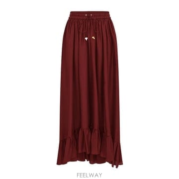 26FW 짐머만 Aster Maxi 스커트 8440SSS261MER TP575256331