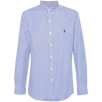 폴로 랄프 로렌 Striped stretch poplin 셔츠 710928254008 TP572117442