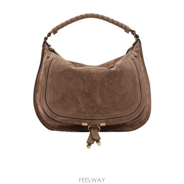 26SS chloe 숄더 백 Marcie in suede CH26SS881P3720E TP570516755