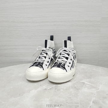 [럭스유] 36 / 디올 워크앤디올 체크 하이탑 스니커즈