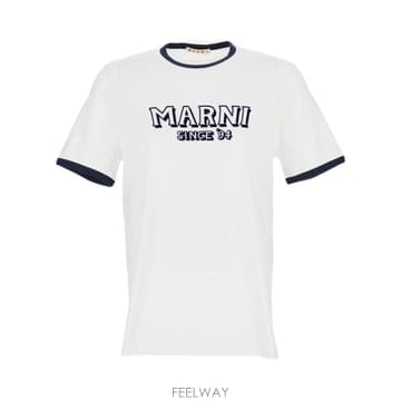 26SS Marni T 셔츠 로고 HUMU0198MPUSCY91LOW01 TP570836588