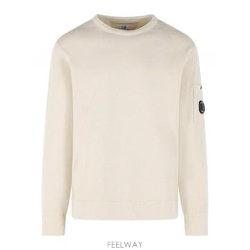26SS C P  Company 베이지 코튼 스웨트 셔츠 20CMSS207A110337O114 TP57851