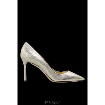 26FW 지미추 Pointed 레더 decolletage ROMY85DXBPLATINUM TP57699593