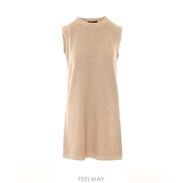 26FW 파비아나 필리피 베이지 드레스 ABD216F380M3270167 TP576946035