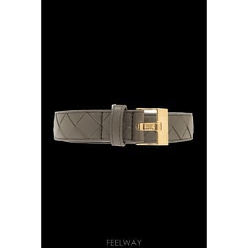 25FW 보테가 베네타 Cipresso colored Watch 벨트 in 인트레치아토 799048V4R43