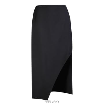 Alexander Mcqueen 23FW �˷���� ���� Asymmetric ��  �� fabric  Front slit  718773QJAC723FW �˷���� ���� Asymmetric ��  �� fabric  Front sli