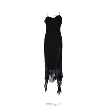 Acne 25SS ��ũ�� Studios Ruffle strap �巹�� A20642900 TP57690492025SS ��ũ�� Studios Ruffle strap �巹�� A20642900 TP57
