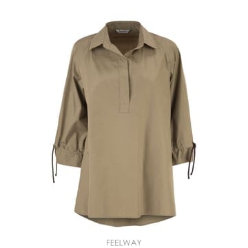 Max Mara 26SS �������� MXMADORNI   ��ư poplin ����콺 2611191062600006 TP576426SS �������� MXMADORNI   ��ư poplin ����콺 2611191