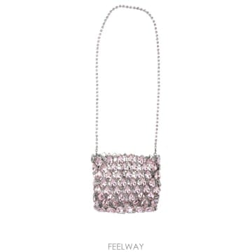 Self Portrait 26SS Self portrait BORSA �̴� IN MAGLIA METALLICA CON CRISTALL26SS Self portrait BORSA �̴� IN MAGLIA METALLICA CON 