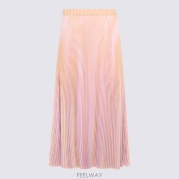 Fabiana Filippi 26SS �ĺ�Ƴ� �ʸ��� Midi plisset sfumato oro GND266F405L751VR1 TP526SS �ĺ�Ƴ� �ʸ��� Midi plisset sfumato oro GND266F4