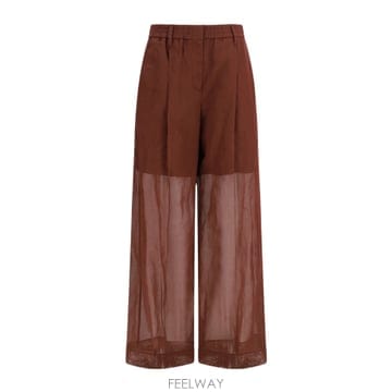 26SS 브루넬로 쿠치넬리 여성 casual 팬츠 M0F91P9174C9092 TP574804135