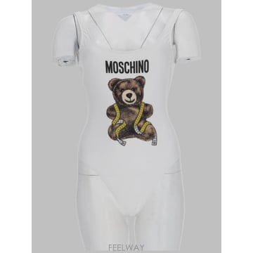 Moschino 26FW ��Ű�� ��ġ���� 42035577 1001 WHITE26FW ��Ű�� ��ġ���� 42035577 1001 WHITE