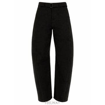 26FW 르메르 트위스트 벨티드 팬츠 PA326 LD1055BK999 BLACK