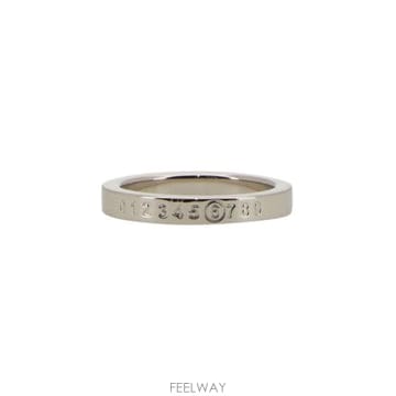 26FW MM6 메종마르지엘라 뉴메릭 미니멀 시그니처 링 SM6UQ0059 P6469951 SILVER