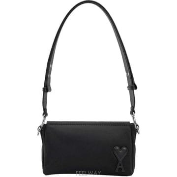 26FW 아미 톤온톤 하트 로고 나일론 마르셀 런치 박스 백 ULL710 AW0001001 BLACK