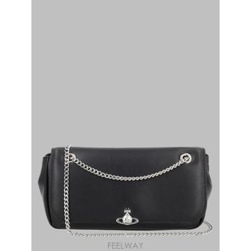 ViVienne westwood 26FW ���ȿ���Ʈ��� ORB �ΰ� ü�� ũ�ν��� 5C01000XW S0026N401 BLACK26FW ���ȿ���Ʈ��� ORB �ΰ� ü�� ũ�ν��� 5C01000XW