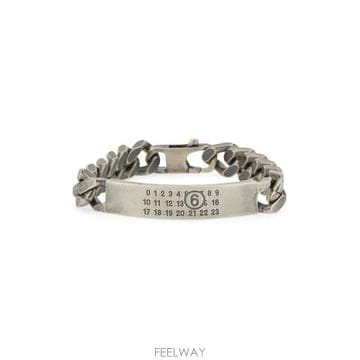 26FW MM6 메종마르지엘라 클래식 체인 브레이슬릿 SM6UY0049 SV0235954 SILVER