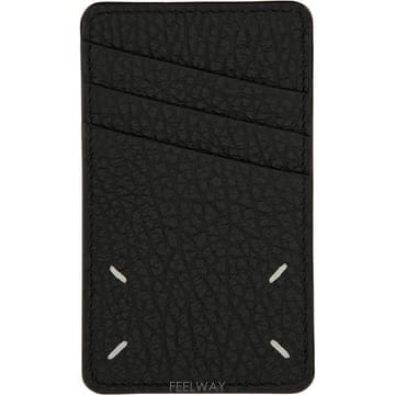 26FW 마르지엘라 버티컬 포 스티치 카드 홀더 SA1VX0017 P4455T8013 BLACK