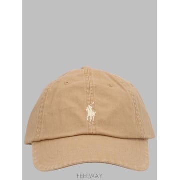 26FW 폴로 랄프로렌 클래식 로고 자수 스포츠 볼캡 710667709 516CLASSICCAMEL BEIG