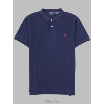 26FW 폴로 랄프로렌 폴로 티셔츠 710795080 007NEWPORTNAVY C3870 BLUE