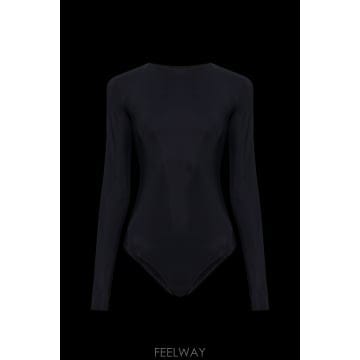 26FW 메종마르지엘라 블랙 lycra 저지 바디 수트 S52NA0075S20518900 TP57648528