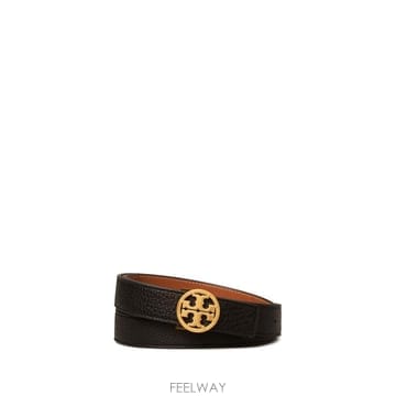 26FW 토리버치 벨트 138935 001 BLACK CLASSIC CUOIO GOLD