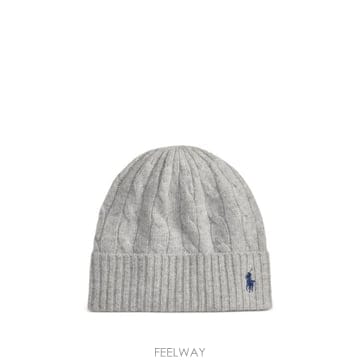 25FW 폴로 랄프로렌 비니 455 981442 002 SOFT GREY