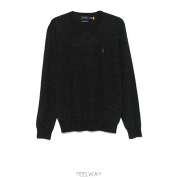 25FW 폴로 랄프로렌 스웨터 710 946143 003 DARK GRANITE HTHR