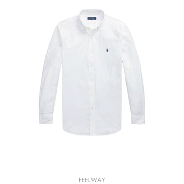 26SS 폴로 랄프로렌 긴팔 셔츠 710 928254 002 White