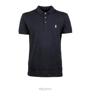 26SS 폴로 랄프로렌 커스텀 슬림핏 폴로셔츠 710 941439 040 BLACK