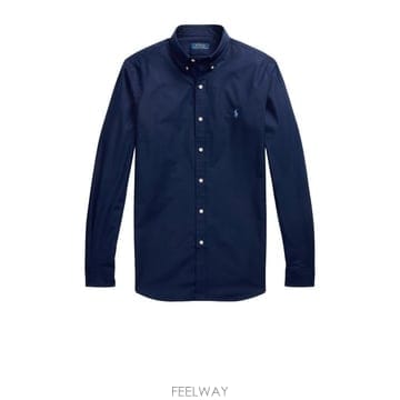 26SS 폴로 랄프로렌 긴팔 셔츠 710 928254 001 NEWPORT NAVY