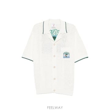 26FW 카사블랑카 스웨터 MPF26KW1413 01 PALM TREE I