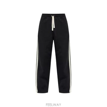 26SS 팜앤젤스 스트레이트 팬츠 PMCH02OS26FLE001 1003 BLACK OFF WHITE