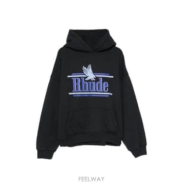 26SS 루드 후드 티셔츠 RHSS26HO01012 6194 VINTAGE BLACK BLUE