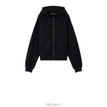 팜엔젤스 커브 로고 후드 집업