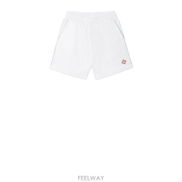26FW 카사블랑카 숏팬츠 MPF26JTR113 03 WHITE