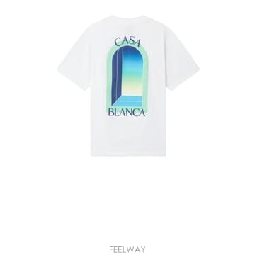 26FW 카사블랑카 반팔 티셔츠 MPF26JTS001 14 GRADIENT A