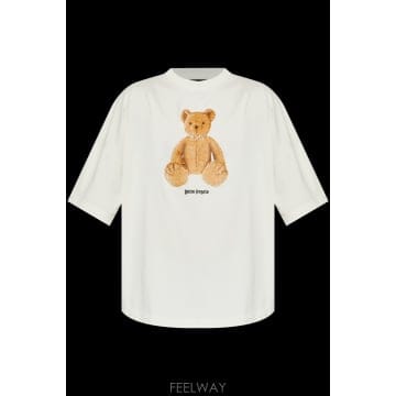 Palm Angels 26SS �ʿ����� T ���� with ����Ʈ �ΰ� PMAA10BS26JER0040360 TP57880411026SS �ʿ����� T ���� with ����Ʈ �ΰ� PMAA10BS26JER004