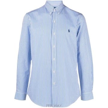 26SS 폴로 랄프로렌 긴팔 셔츠 710 929344 001 LIGHT BLUE WHITE
