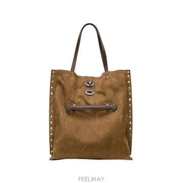 26FW 자넬라토 토트백 068790 M 0070000Z1164 BROWN TARTUFO DI NORCIA