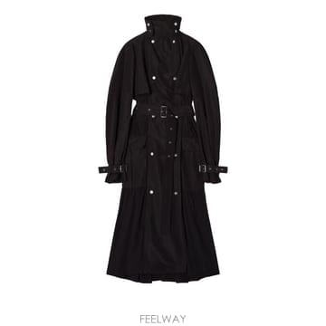 26SS 랑방 코트 RW CO0158 6334 E26 10 BLACK