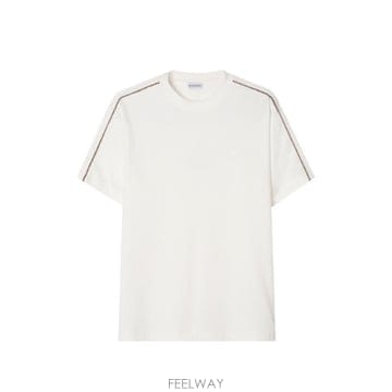 26FW 버버리 반팔 티셔츠 8127590 B7078 WHITE
