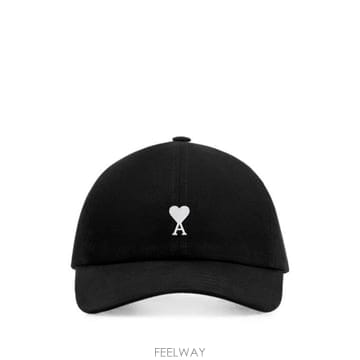 26FW 아미 코튼 ADC 자수 볼캡 UCP265 AW0041001 BLACK