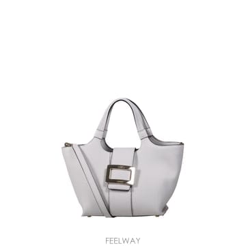 26SS 로저 비비에 미니 Belle Vivier Shopping 백 in ice colour RBWAORA
