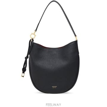 26FW 살바토레 페라가모 미디엄 호보백 21A170 785028003 BLACK