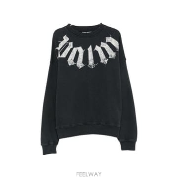 26FW 팜앤젤스 긴팔 티셔츠 PAMBA004FL001 1003 BLACK
