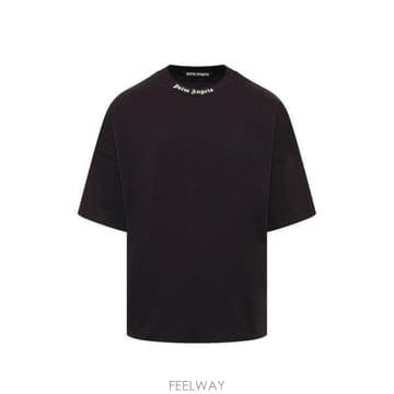 26FW 팜앤젤스 반팔 티셔츠 PAMAA005JR002 1003 BLACK