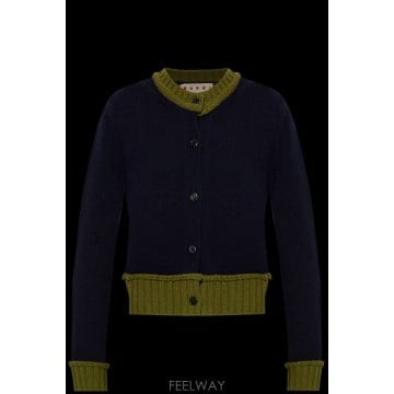 26FW Marni 울 가디건 CDMD0457Q0UFH603BIB84 TP576201407