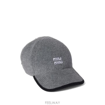 26FW 미우미우 모자 5HC369 15V3F0031 GREY